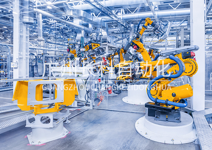 ABB機器人在汽車生產車間